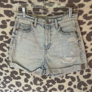 American Eagle rainbow pocket jean shorts - 2